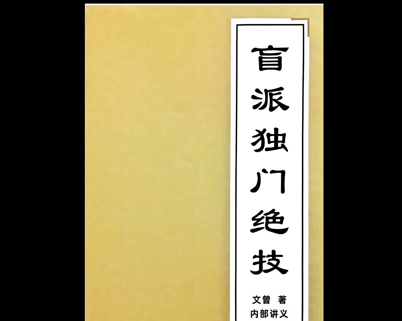 文曾《盲派独门绝技》内部讲义PDF（417页）_易经玄学资料网