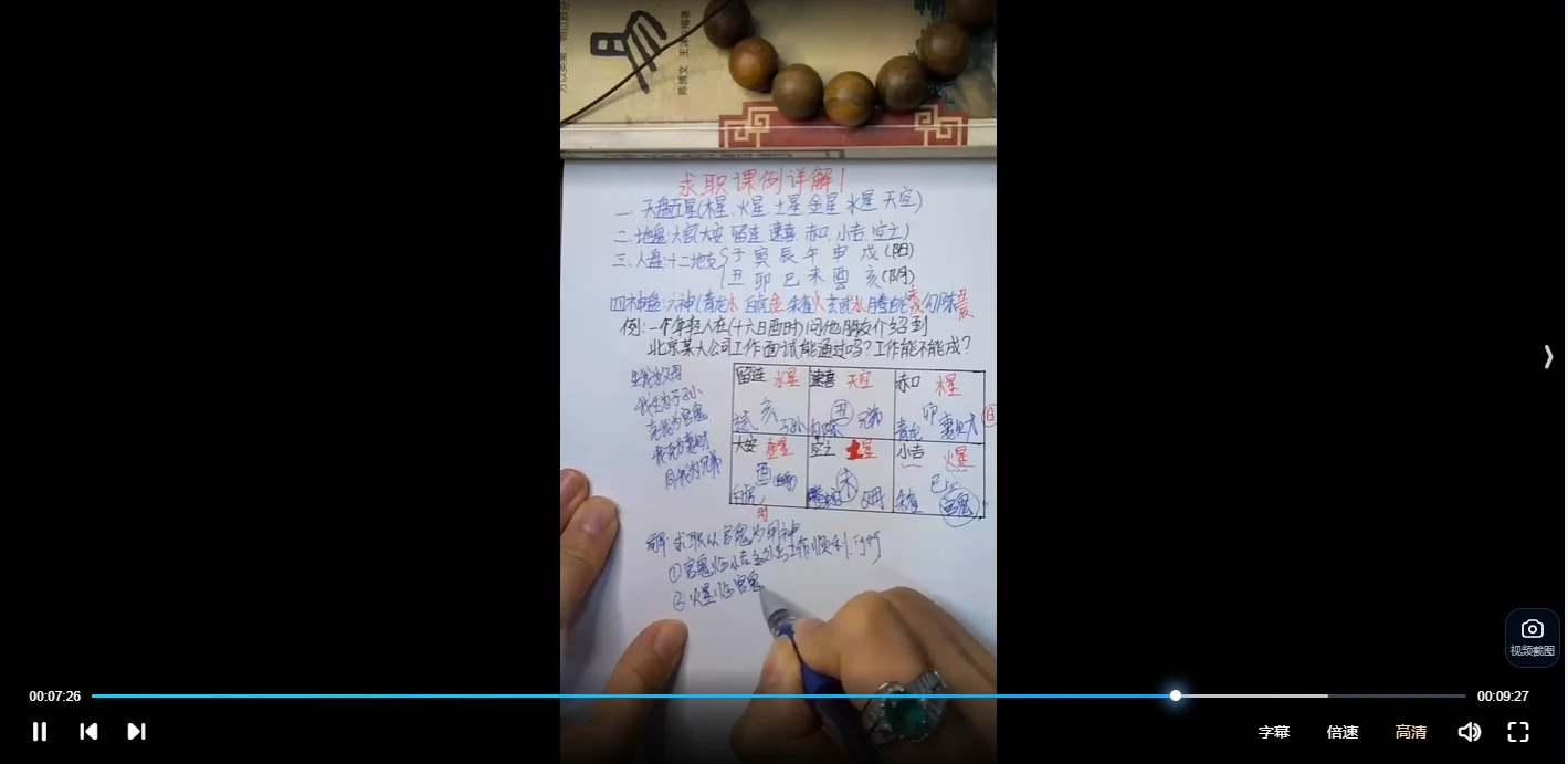 图片[4]_吴老师《袖里乾坤小六壬》（视频84集）_易经玄学资料网