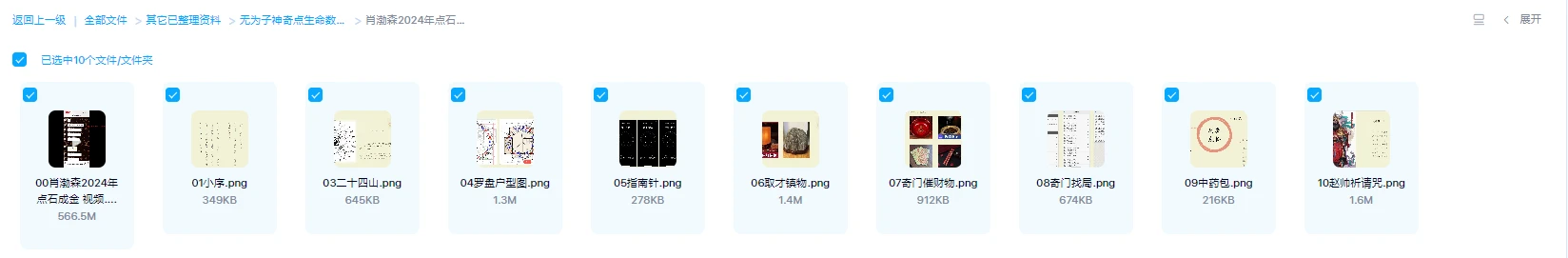 图片[1]_肖渤森《2024年点石成金》（视频+图片资料）_易经玄学资料网