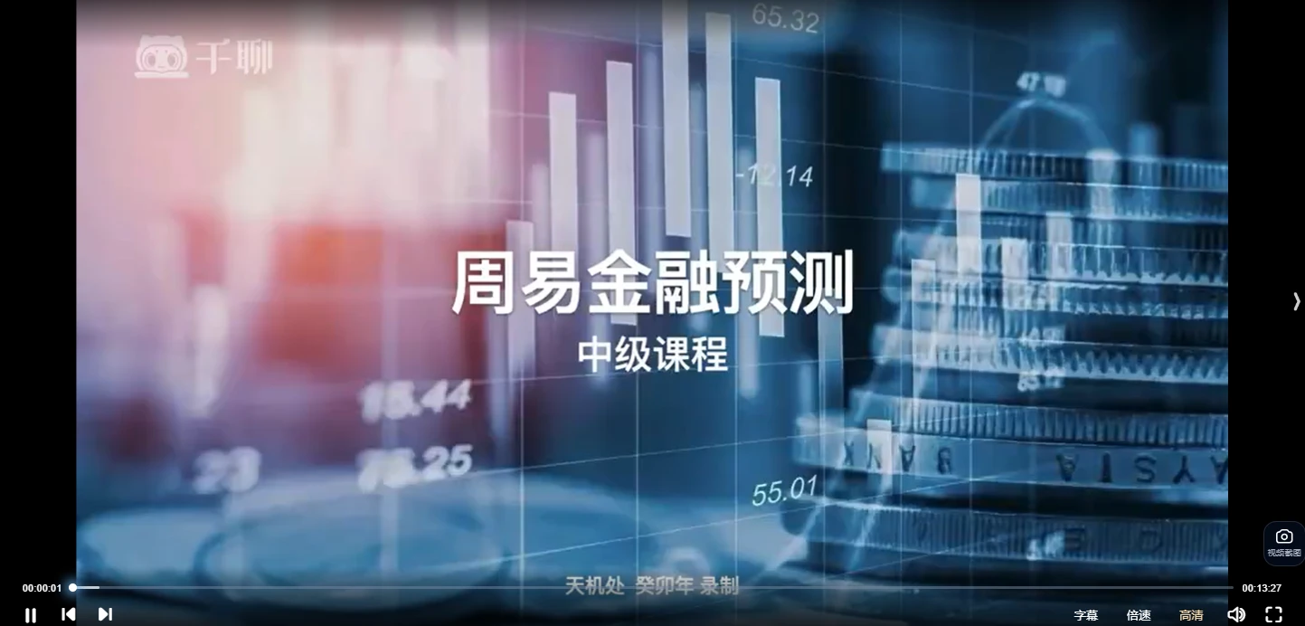 周易六爻纳甲卦预测股票涨跌（视频52集）_易经玄学资料网