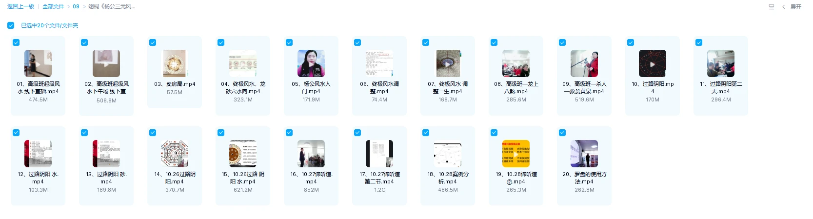 图片[1]_翊桐《杨公三元风水》视频20集_易经玄学资料网