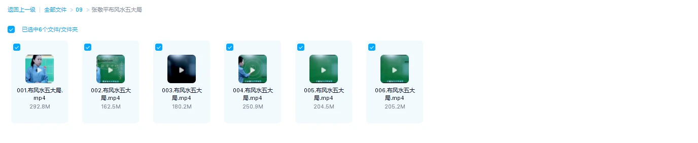 图片[1]_张敬平布风水五大局（视频6集）_易经玄学资料网