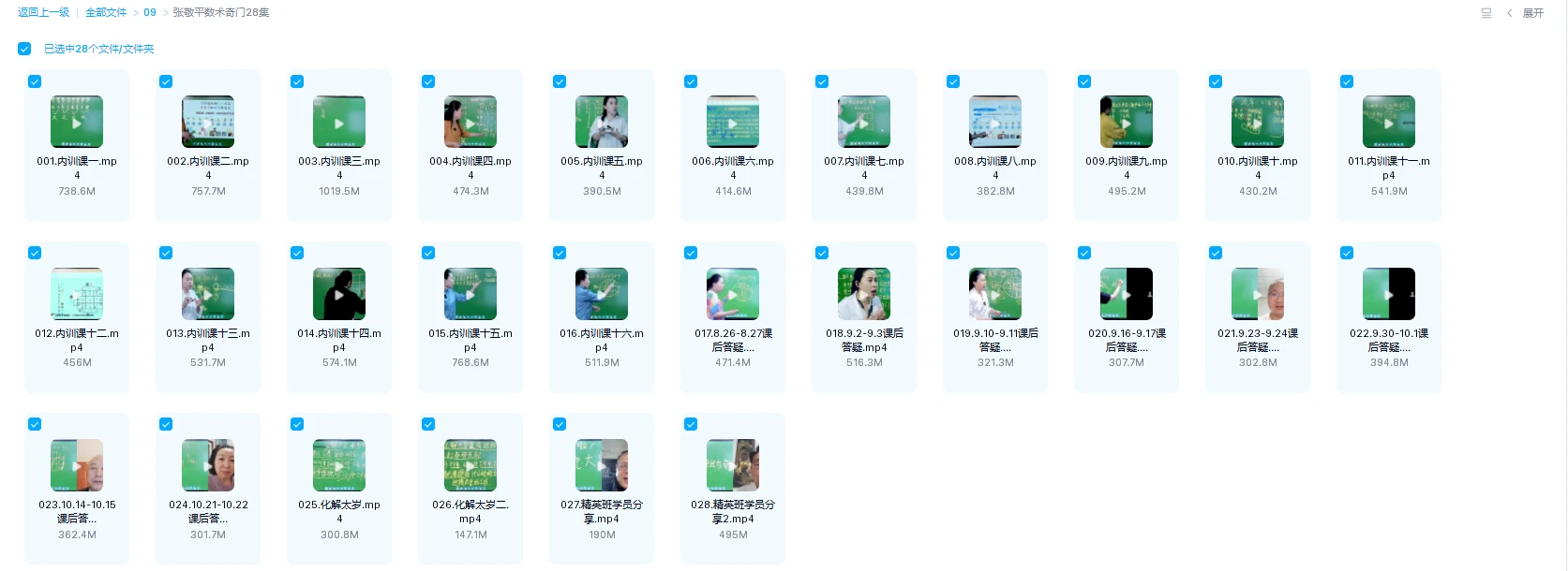 图片[1]_张敬平《数术奇门》视频28集（视频28集）_易经玄学资料网