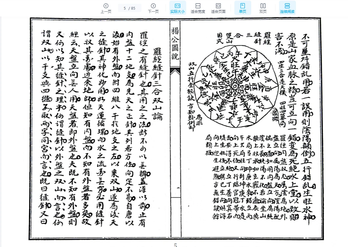图片[5]_手抄本古籍《楊公圖説》PDF电子书（85页）_易经玄学资料网