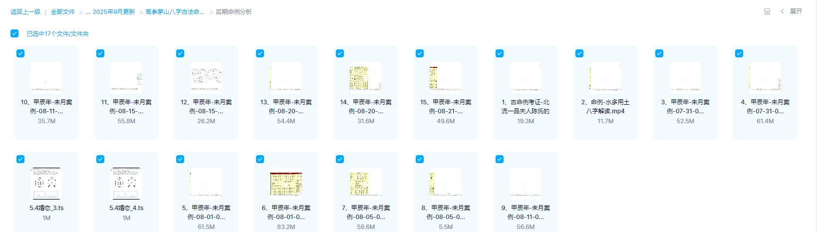 图片[4]_高参茅山八字古法命理 基础课+正式课+后期案例_易经玄学资料网