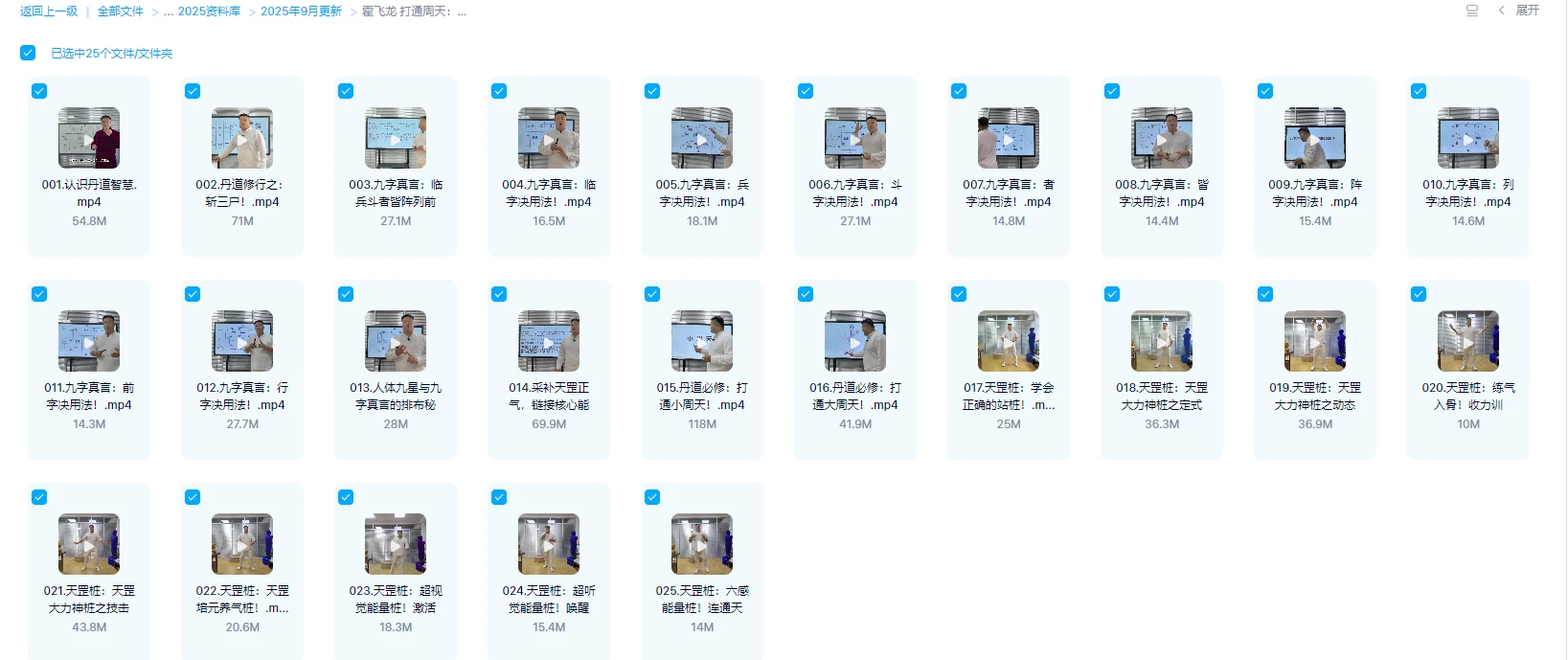 图片[1]_霍飞龙《打通周天：升阳天罡功》（视频25集）_易经玄学资料网