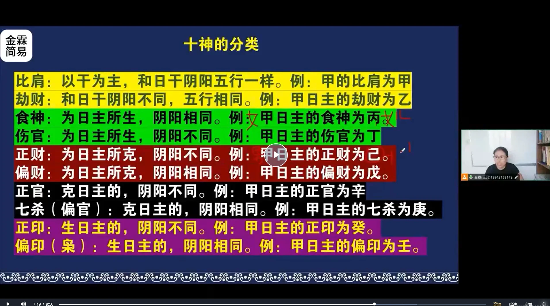 图片[3]_金霖老师八字命理中级班（视频26集）_易经玄学资料网