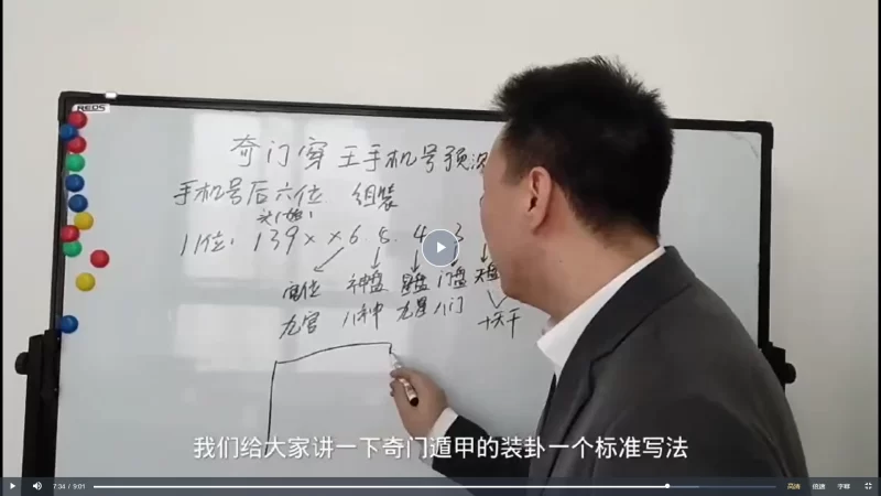 数字奇门手机号预测技法教程_易经玄学资料网