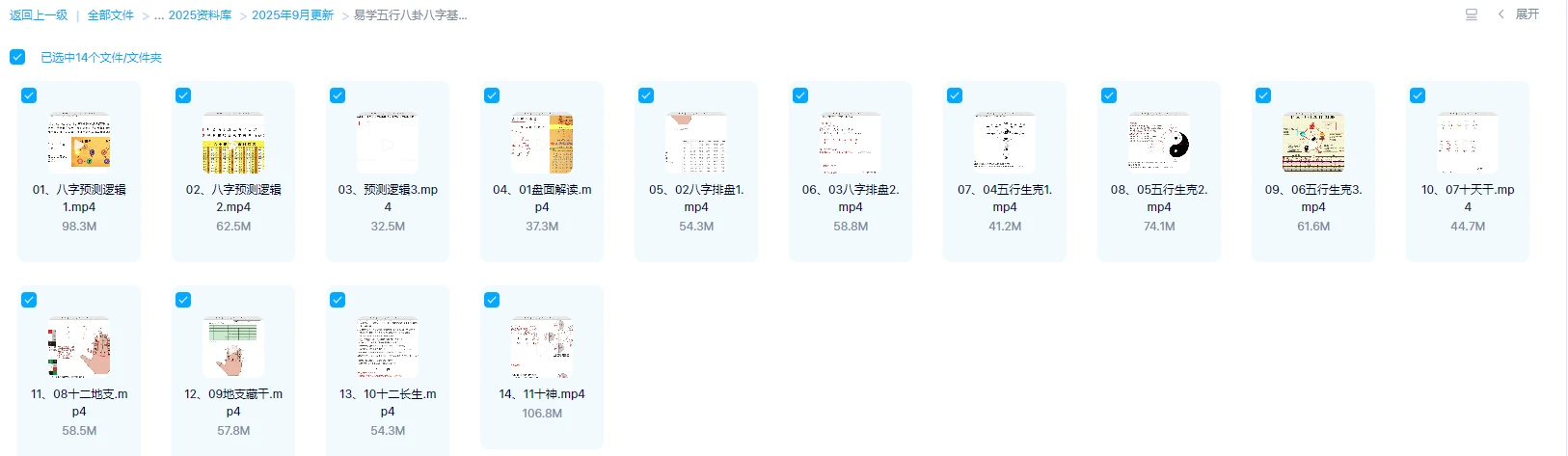 图片[2]_易学五行八卦八字基础讲解（视频14集）_易经玄学资料网