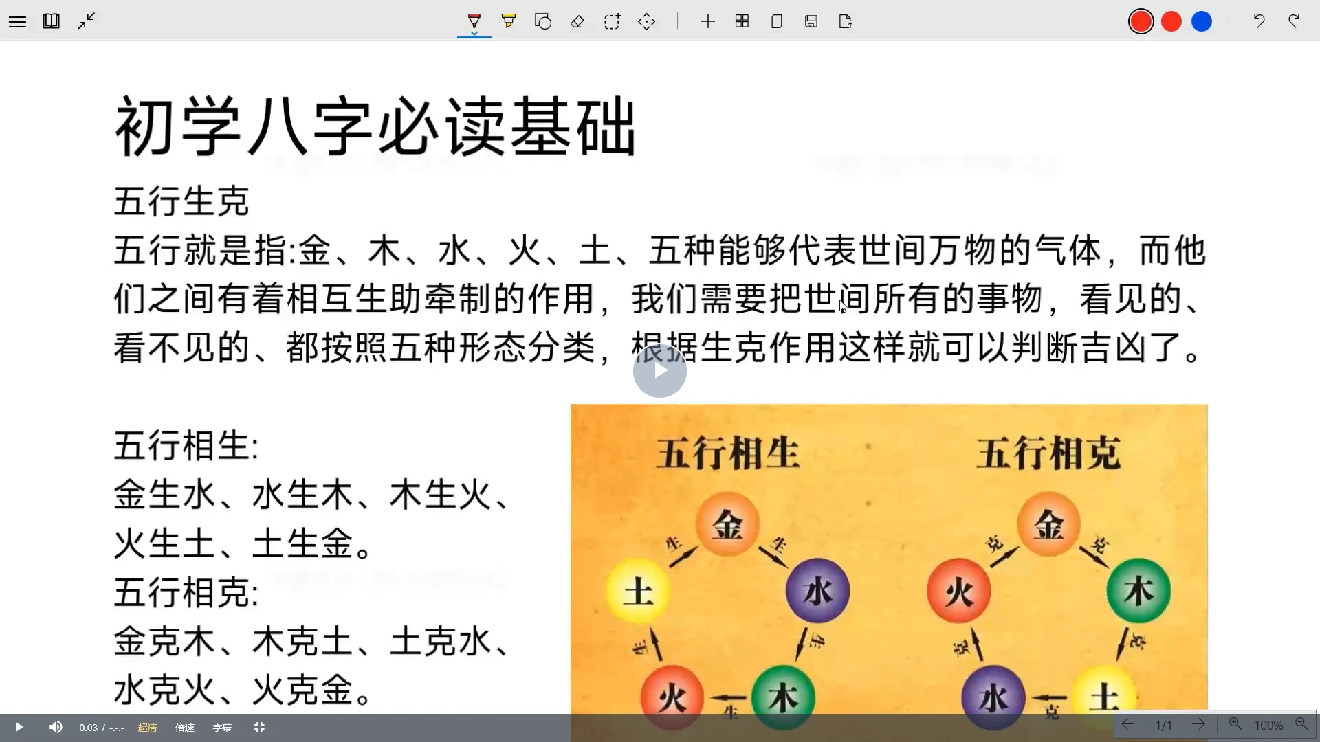 易学五行八卦八字基础讲解（视频14集）_易经玄学资料网
