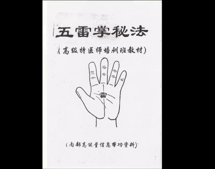 《五雷掌秘法》高级特医师培训班PDF教材_易经玄学资料网