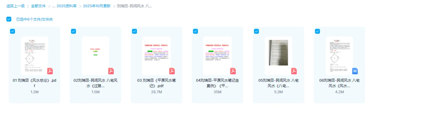 图片[1]_刘瑞田-民间风水 八宅风水《过路阴阳》《风水总论》《八宅七星》手写笔记PDF（6册）_易经玄学资料网