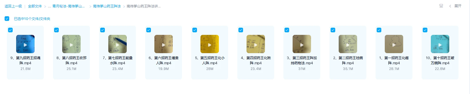 图片[2]_青月秘法-南传茅山药王阵法（视频+资料）_易经玄学资料网