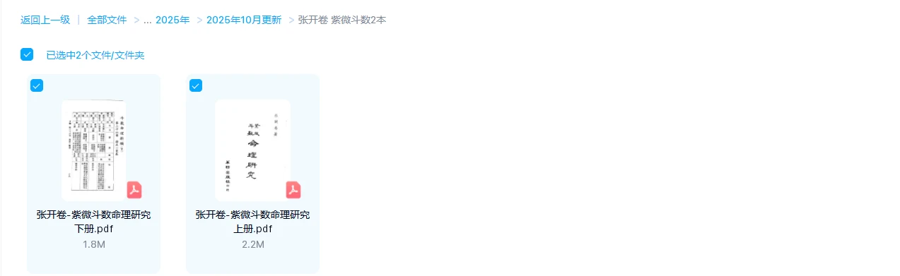 图片[1]_张开卷《紫微斗数》2本PDF_易经玄学资料网