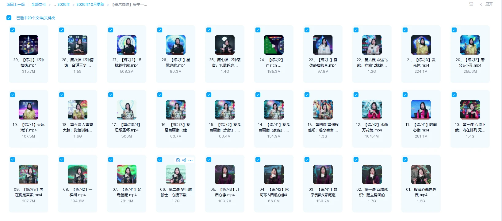 图片[2]_【墨尔冥想】唐宁—般若心像  秋季高阶实修：直播亲领私教（视频29集）_易经玄学资料网