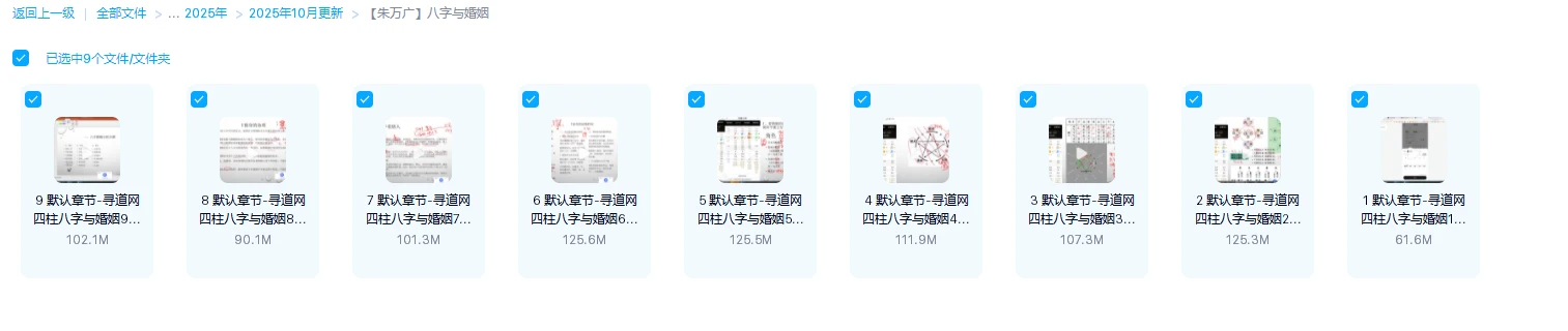 图片[1]_朱万广《八字与婚姻》视频9集_易经玄学资料网