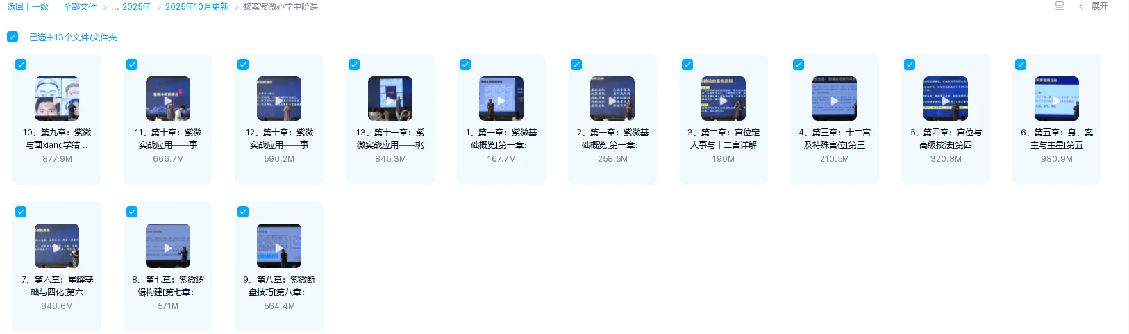 图片[2]_黎荔《紫微心学中阶课》（视频13集）_易经玄学资料网