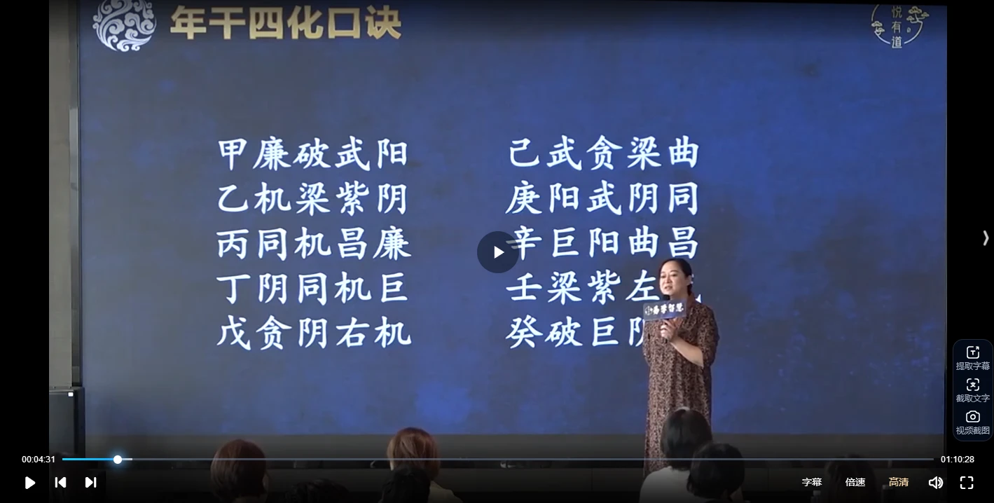 图片[4]_黎荔《紫微心学中阶课》（视频13集）_易经玄学资料网