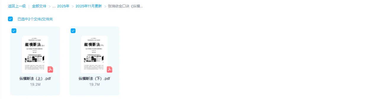 图片[1]_张瑞依金口诀《纵横断法》2册PDF（250页+241页）_易经玄学资料网