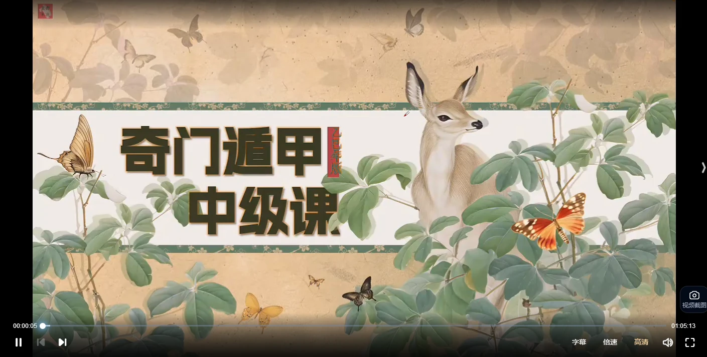 玄而未决奇门遁甲中级班（视频28集）_易经玄学资料网