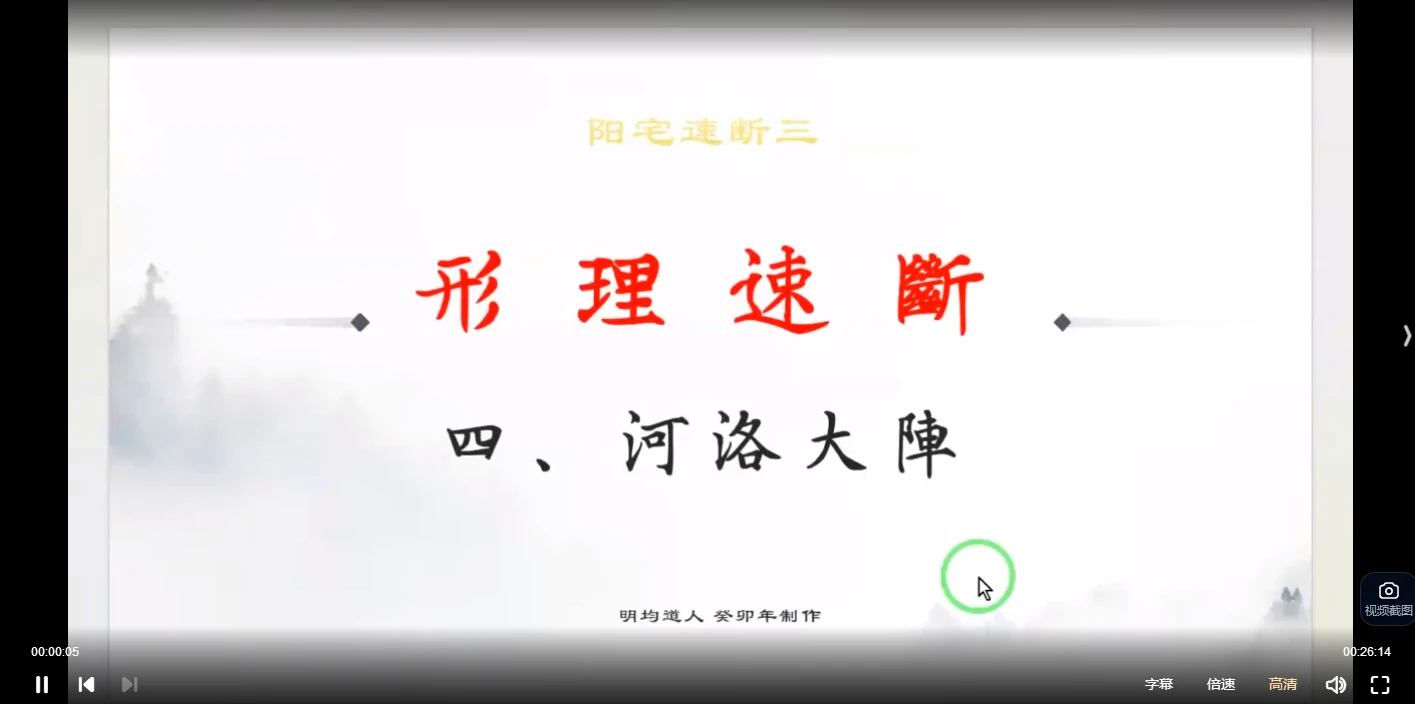 图片[4]_星琦阳宅速断三套合集（视频20集）_易经玄学资料网
