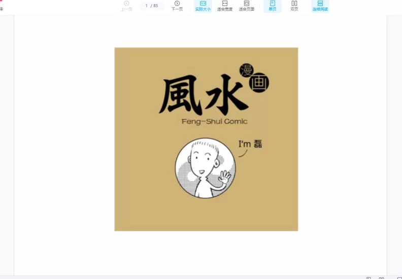 魏磊《漫画风水》_易经玄学资料网