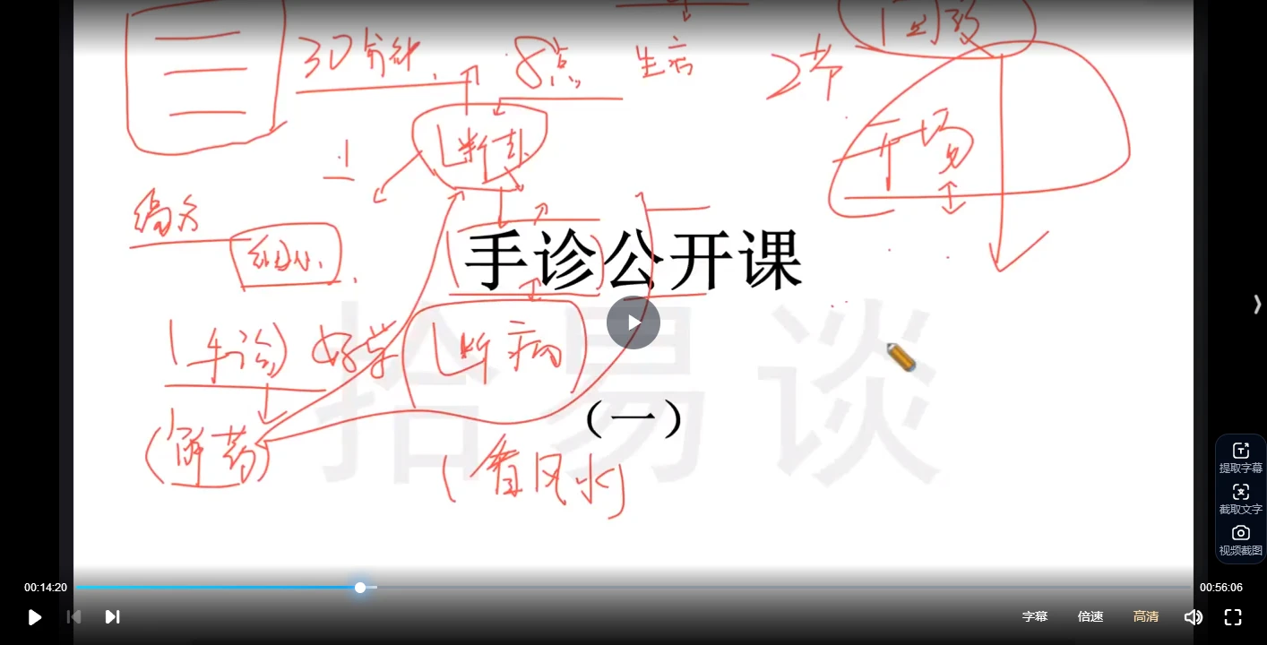 拾易谈-手诊1班（视频13节）_易经玄学资料网