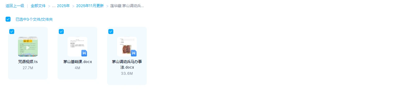 图片[1]_莲华藏《茅山调动兵马办事》（视频+文档）_易经玄学资料网