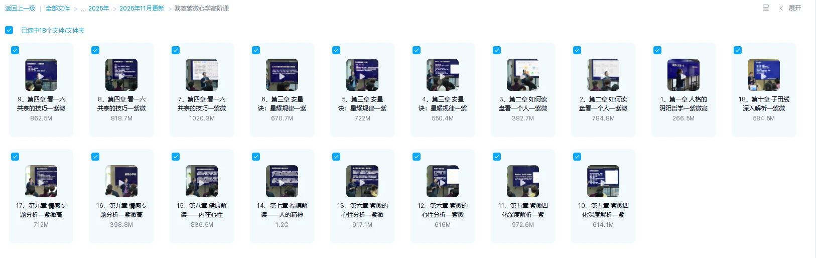 图片[1]_黎荔《紫微心学高阶课》（视频18集）_易经玄学资料网