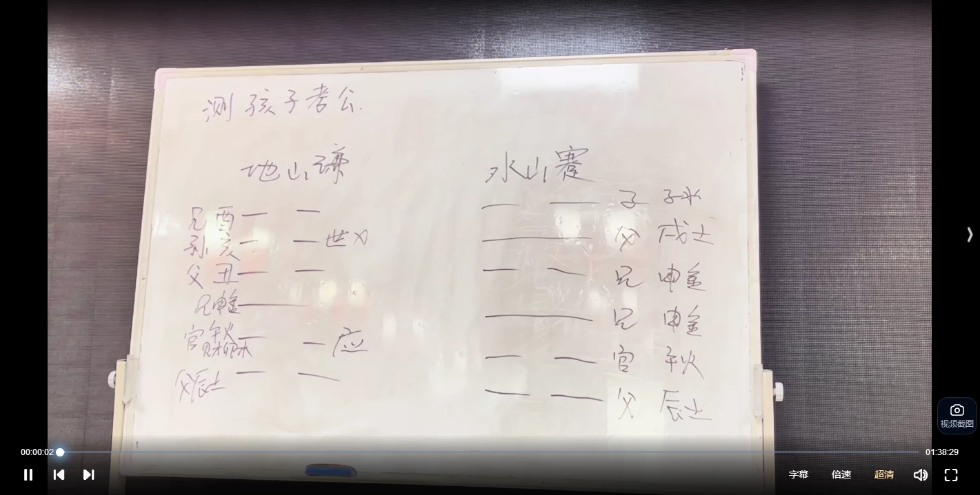 图片[4]_崔文举《甲辰年8月25日六爻两日面授课》（视频8集）_易经玄学资料网