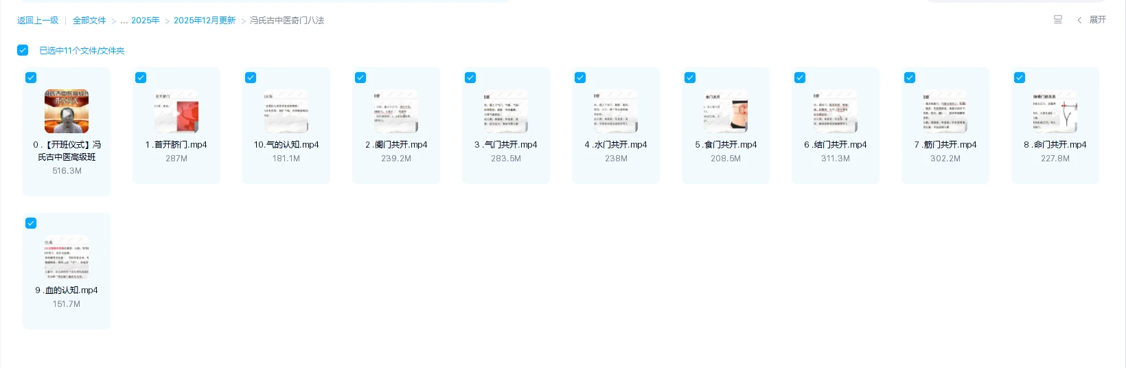 图片[1]_冯氏古中医奇门八法（视频10集）_易经玄学资料网