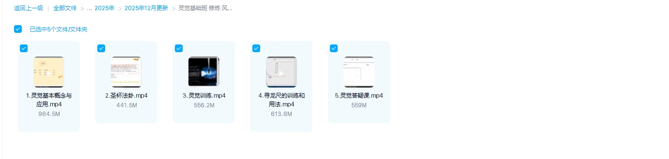 图片[1]_灵觉基础班 修炼风水寻龙尺培训课程（视频5集）_易经玄学资料网