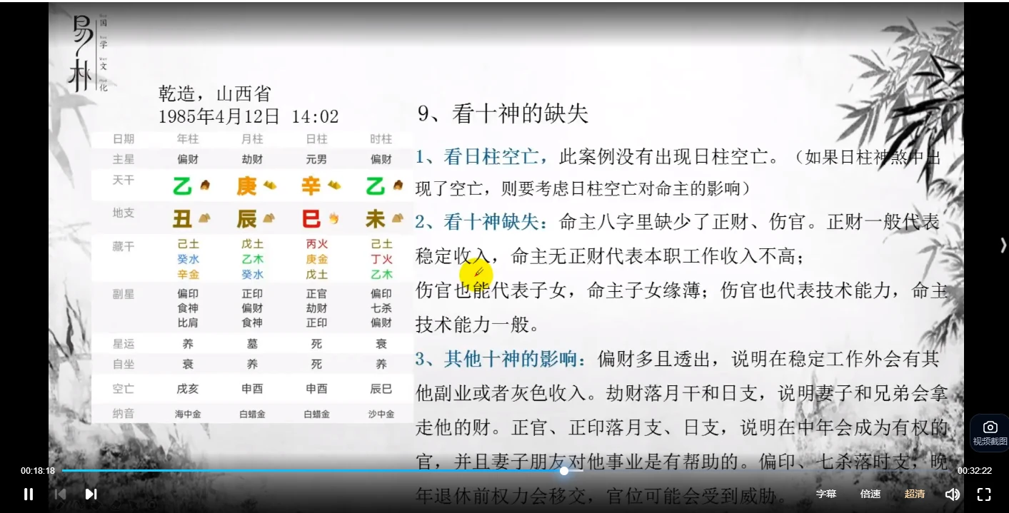 图片[3]_相天《八字案例实战，解命断事之法》视频18集_易经玄学资料网