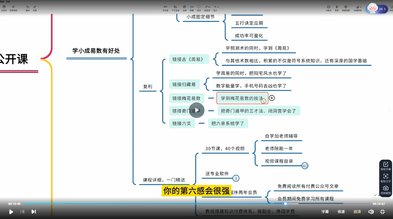 饮麟《小成图归藏易》（视频36集）_易经玄学资料网