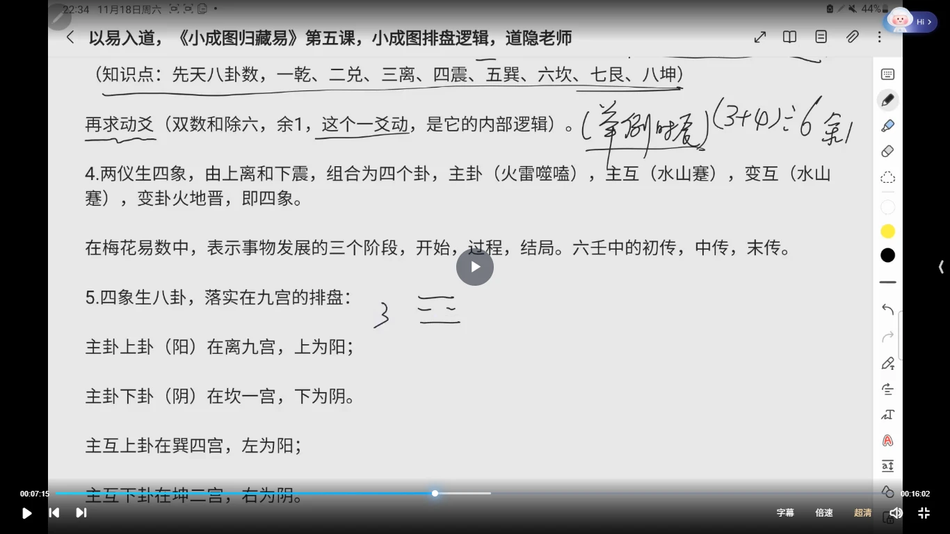 图片[5]_饮麟《小成图归藏易》（视频36集）_易经玄学资料网