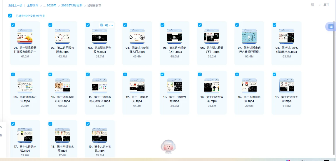 图片[1]_易眼看股市（视频19集）_易经玄学资料网