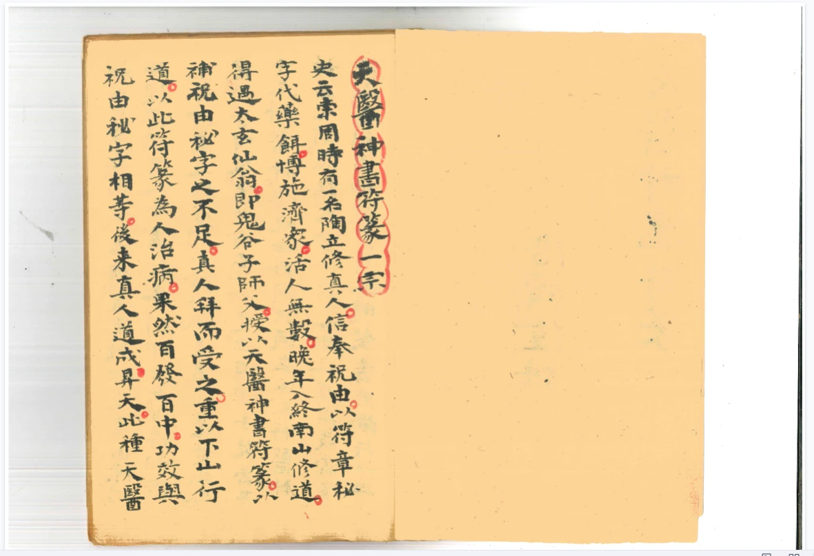 图片[3]_古籍手抄本《天医神符篆》PDF电子书（27页双p）_易经玄学资料网