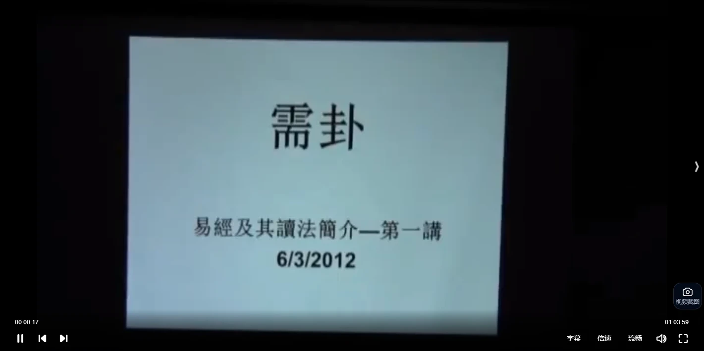 图片[3]_应天平《易经及其读法》深度课程：96讲系统解读六十四卦与易学智慧