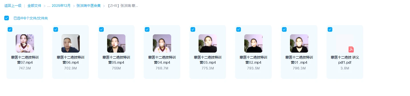 图片[2]_张洪瑞蒙医绝技课程合集（3套课程）_易经玄学资料网