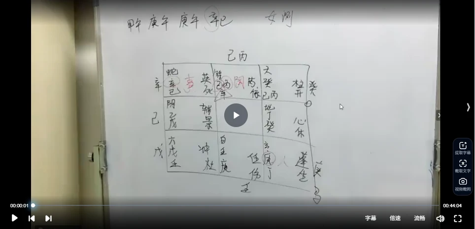 丁晟轩《奇门遁甲第一期》（视频21集）_易经玄学资料网