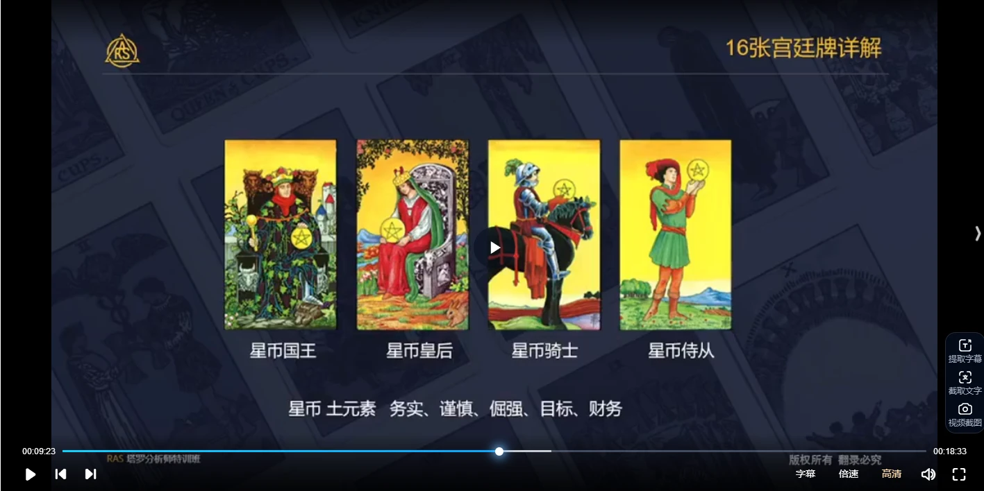 亚洲洛塔协会潘子仲-塔罗牌初中高级全套课程（视频95集）_易经玄学资料网