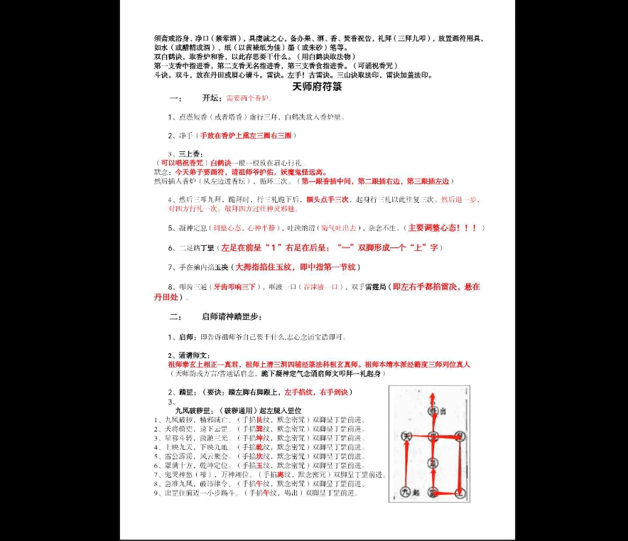 画符必备《天师符箓内密》pdf电子书（26页）_易经玄学资料网