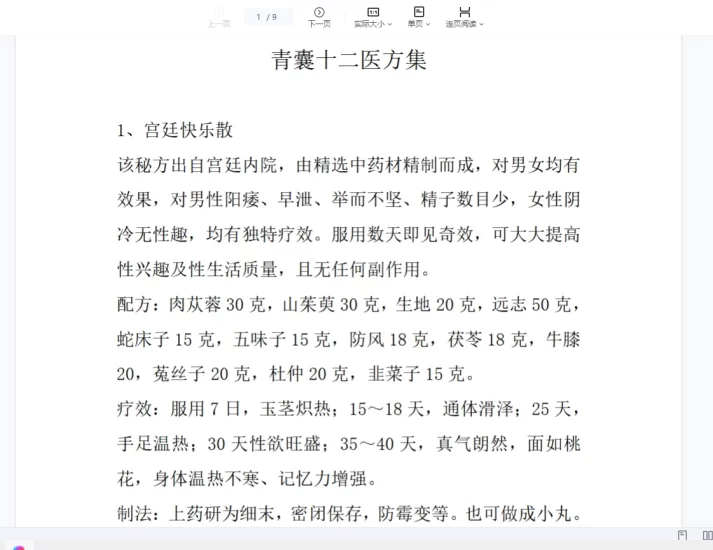 《青囊十二医方集》PDF电子书_易经玄学资料网