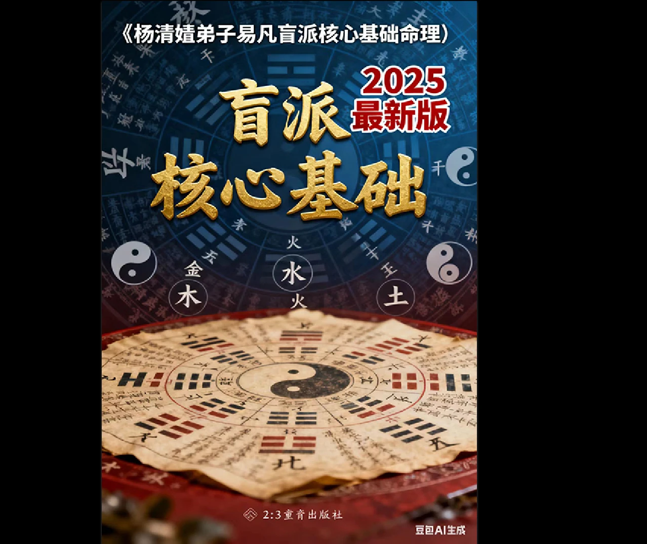 易凡2025年乙巳年《杨清娟弟子易凡盲派核心基础命理》PDF电子书（344页）_易经玄学资料网