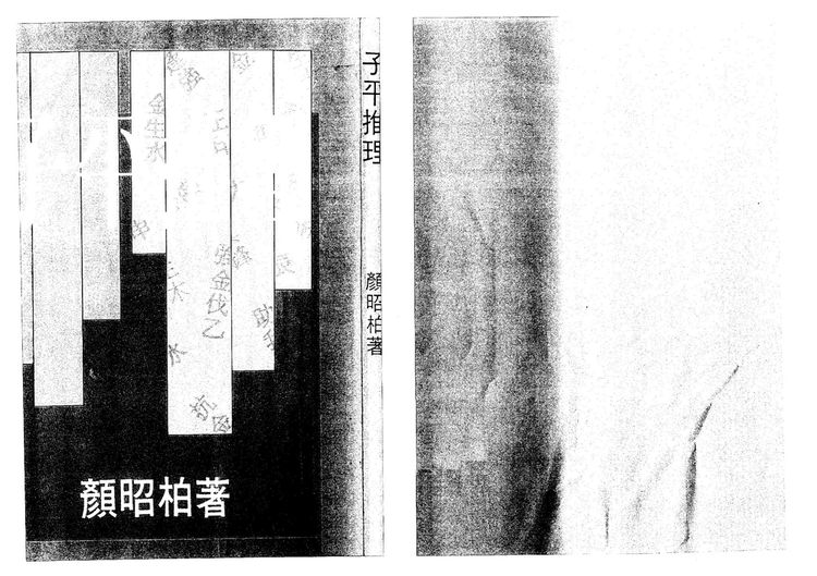 颜昭柏《子平推理》PDF电子书_易经玄学资料网