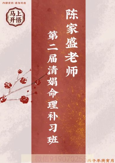 《陈家盛第二届》PDF电子书_易经玄学资料网