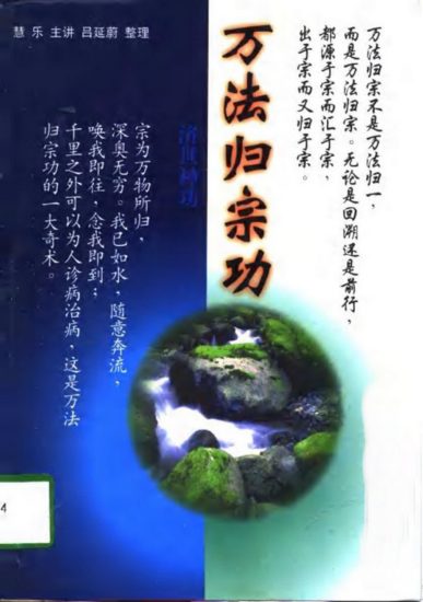 济世神功《济世神功 万法归宗功 慧乐主讲吕延蔚》PDF电子书_易经玄学资料网