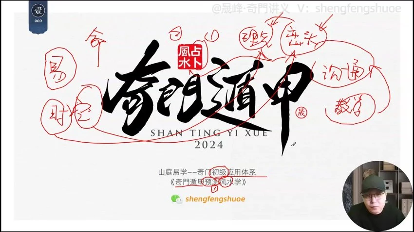 晟峰说易《晟峰说易 _ 奇门预测风水学视频》视频13集_易经玄学资料网