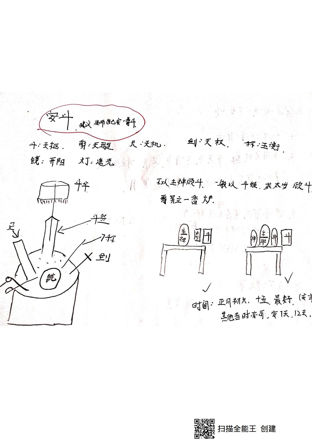 《安斗点灯制斗》电子书+视频1集_易经玄学资料网
