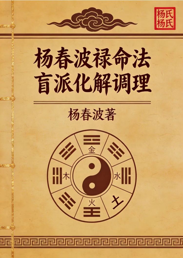 《杨春波禄命法盲派八字化解调理A4铜版》PDF电子书（372页）_易经玄学资料网